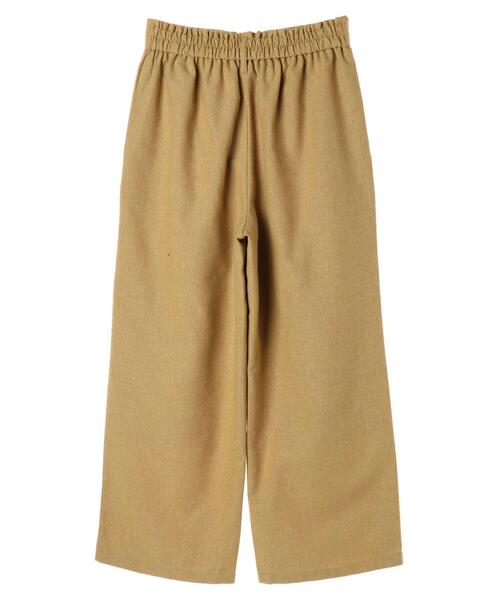 Green　Parks（グリーンパークス）の「洗えるツイードパンツ＊（その他パンツ・レディース・ブラック/イエロー・M/L）」の12枚目の写真