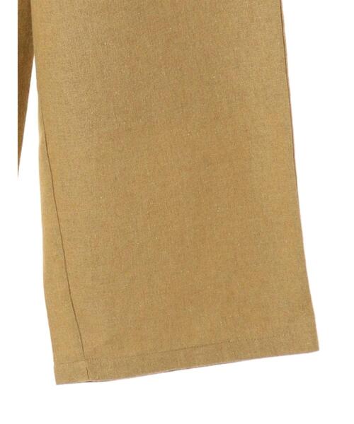 Green　Parks（グリーンパークス）の「洗えるツイードパンツ＊（その他パンツ・レディース・ブラック/イエロー・M/L）」の4枚目の写真