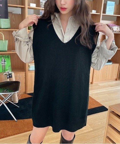 chuu（チュー）の「CHUU トイオーバーフィットshirts（シャツ/ブラウス・レディース・ホワイト/ベージュ・FREE）」の18枚目の写真