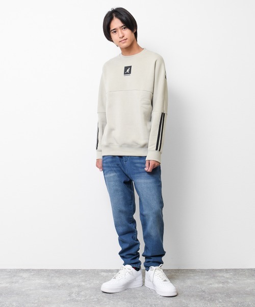 RAT EFFECT(ラットエフェクト)の「デニムサルエルパンツ(デニムパンツ・キッズ・ブルー/ネイビー/ネイビー系2/ブラック・140/120/150/160/130/170)」の7枚目の写真