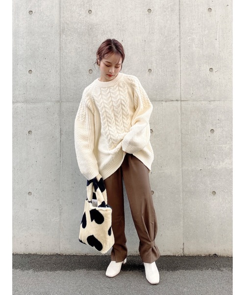 JUMELLE（ジュメロ）の「アジャストパンツ（スラックス・レディース・カーキ/ピンク・SMALL/MEDIUM）」の17枚目の写真