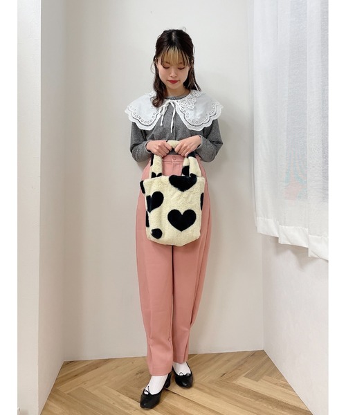 JUMELLE（ジュメロ）の「アジャストパンツ（スラックス・レディース・カーキ/ピンク・SMALL/MEDIUM）」の6枚目の写真