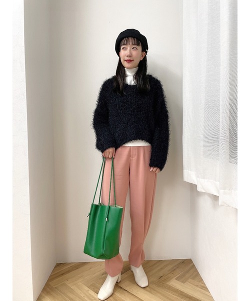 JUMELLE（ジュメロ）の「アジャストパンツ（スラックス・レディース・カーキ/ピンク・SMALL/MEDIUM）」の5枚目の写真