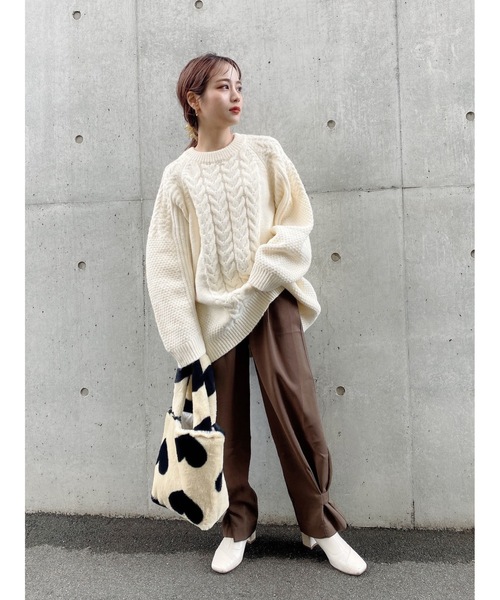 JUMELLE（ジュメロ）の「アジャストパンツ（スラックス・レディース・カーキ/ピンク・SMALL/MEDIUM）」の16枚目の写真
