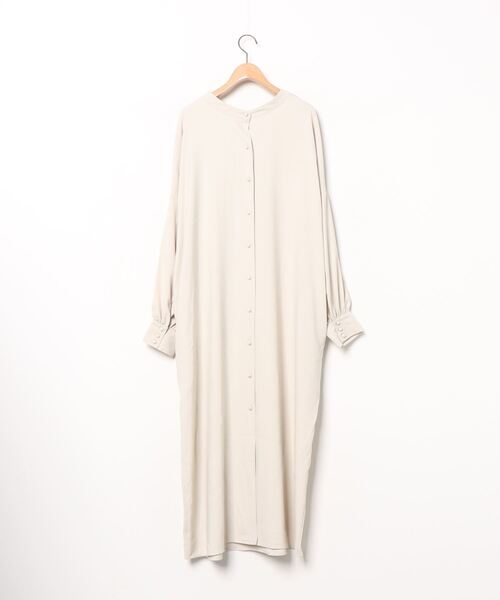 antiqua(アンティカ)の「【fiertedoe by antique Co.】長袖ワンピース(ワンピース・レディース・ホワイト系その他・FREE)」の2枚目の写真