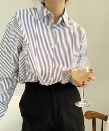 LAUIR | シンプルストライプシャツ(シャツ/ブラウス)