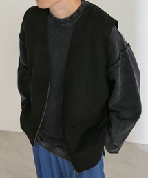 SENSE OF PLACE by URBAN RESEARCH | エコスエードジップベスト(ベスト)