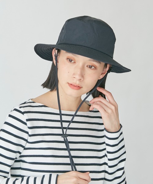 OVERRIDE(オーバーライド)の「OVERRIDE ADVENTURE HAT SG(ハット・レディース・ブラック/ベージュ/オレンジ・58cm)」の4枚目の写真