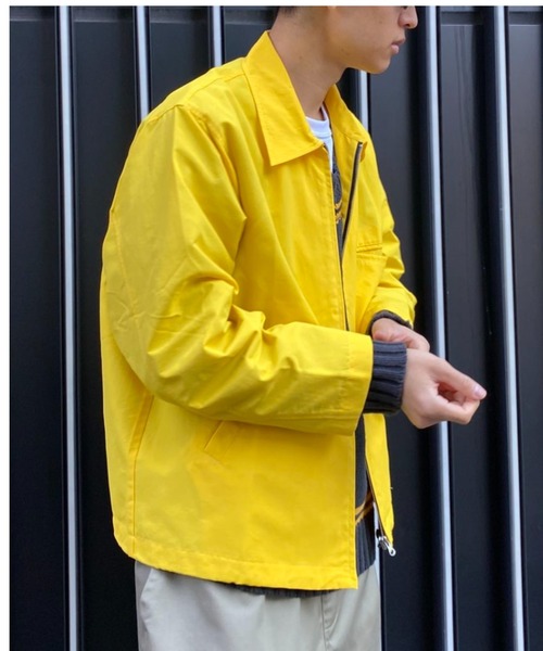 CIAOPANIC(チャオパニック)の「ナイロンコーチジャケット(ナイロンジャケット・メンズ・レッド/サックスブルー/イエロー・MEDIUM/LARGE)」の3枚目の写真
