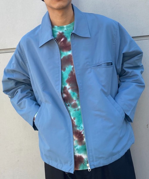 CIAOPANIC(チャオパニック)の「ナイロンコーチジャケット(ナイロンジャケット・メンズ・レッド/サックスブルー/イエロー・MEDIUM/LARGE)」の11枚目の写真