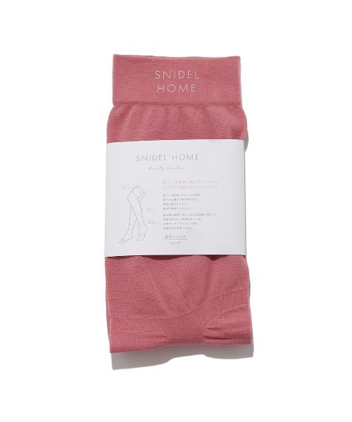 SNIDEL HOME（スナイデルホーム）の「着圧ロングソックス（ソックス/靴下・レディース・モカ/ピンク/ラベンダー・1/0）」の6枚目の写真