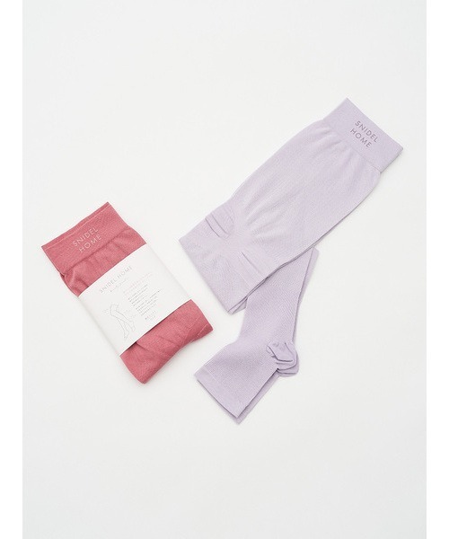 SNIDEL HOME（スナイデルホーム）の「着圧ロングソックス（ソックス/靴下・レディース・モカ/ピンク/ラベンダー・1/0）」の7枚目の写真