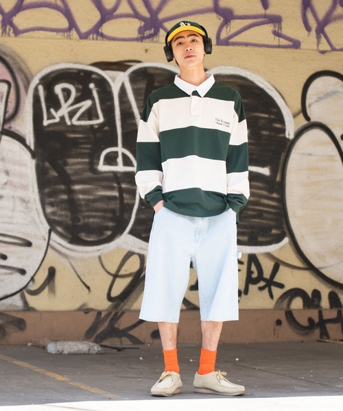 WEGO（ウィゴー）の「WEGO/デニムペインターワイドショーツ（デニムパンツ・メンズ・スカイブルー/コバルトブルー/ブラック・MEDIUM/LARGE）」の20枚目の写真