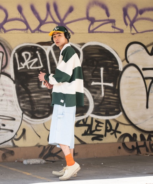 WEGO（ウィゴー）の「WEGO/デニムペインターワイドショーツ（デニムパンツ・メンズ・スカイブルー/コバルトブルー/ブラック・MEDIUM/LARGE）」の21枚目の写真