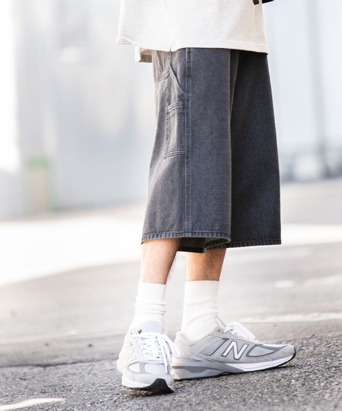 WEGO（ウィゴー）の「WEGO/デニムペインターワイドショーツ（デニムパンツ・メンズ・スカイブルー/コバルトブルー/ブラック・MEDIUM/LARGE）」の18枚目の写真