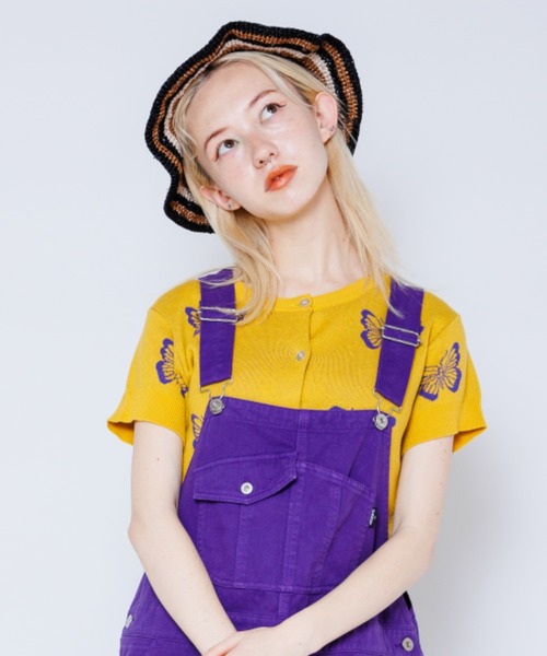 Candy Stripper（キャンディストリッパー）の「BUTTERFLY BABY KNIT カーディガン（カーディガン/ボレロ・レディース・ライトブルー/ブラック/イエロー・2）」の22枚目の写真