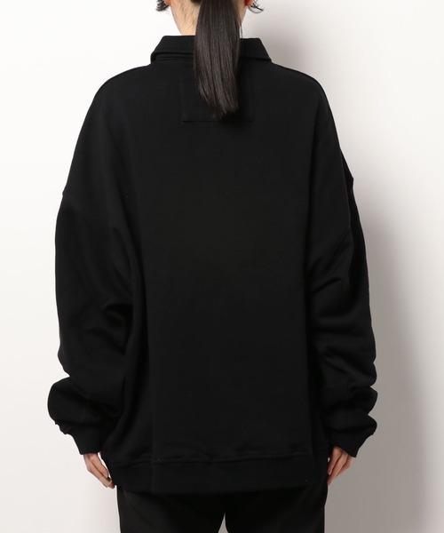 DANKE SCHON（ダンケシェーン）の「DankeSchon/ダンケシェーン/ハーフジップスウェット（スウェット・レディース・ブラック/ブルー/グリーン・FREE）」の7枚目の写真