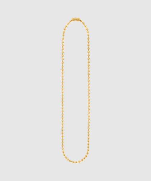 TAKAHIROMIYASHITATheSoloIst.(タカヒロミヤシタザソロイスト)の「ball chain necklace. /S/ regular(ネックレス・メンズ・シルバー/ゴールド・ONE SIZE)」の2枚目の写真