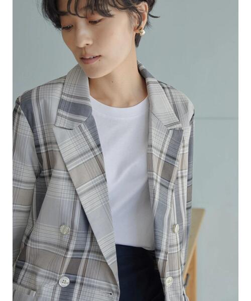 AMERICAN HOLIC(アメリカンホリック)の「Wボタンテーラードジャケット2(テーラードジャケット・レディース・チェック・M/L)」の21枚目の写真