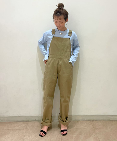 SLOBE IENA（スローブイエナ）の「BD天竺ロングスリーブカットソー◆（Tシャツ/カットソー・レディース・ホワイト/スカイブルー・FREE）」の12枚目の写真