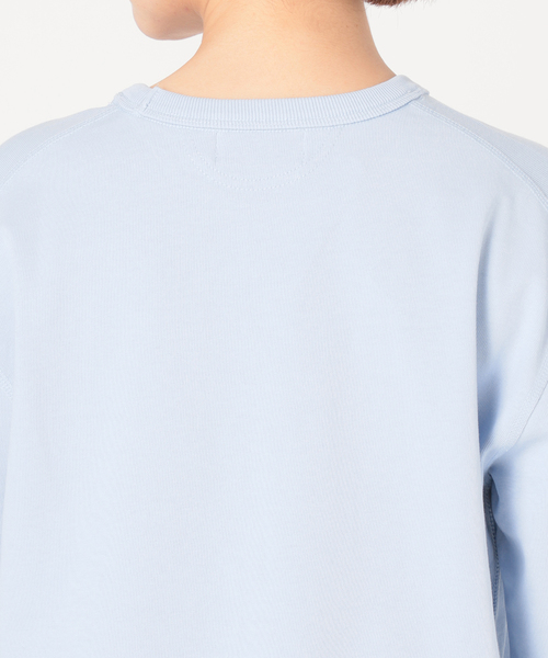 「SLOBE IENA」 長袖カットソー FREE ブルー レディース セール】BD天竺ロングスリーブカットソー◇（Tシャツ/カットソー