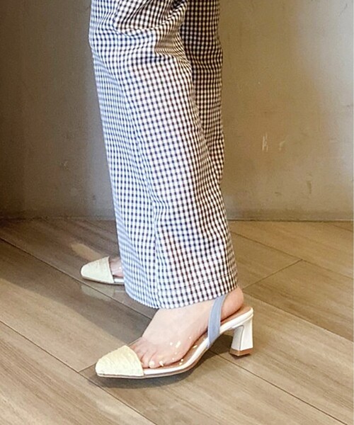 ESPERANZA(エスペランサ)の「異素材コンビスリングバックミュール(パンプス・レディース・ブラック/イエロー/オレンジ・LL/S/M/L)」の20枚目の写真