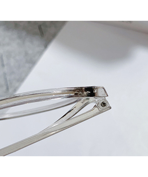 c.u.l(シーユーエル)の「【c.u.l】ユニセックス ボストンフレーム クリアレンズ 伊達メガネ cula351(メガネ・レディース・ブラック/グレー/ピンク/クリア/ブラック系その他/ブラウン系その他・FREE)」の9枚目の写真