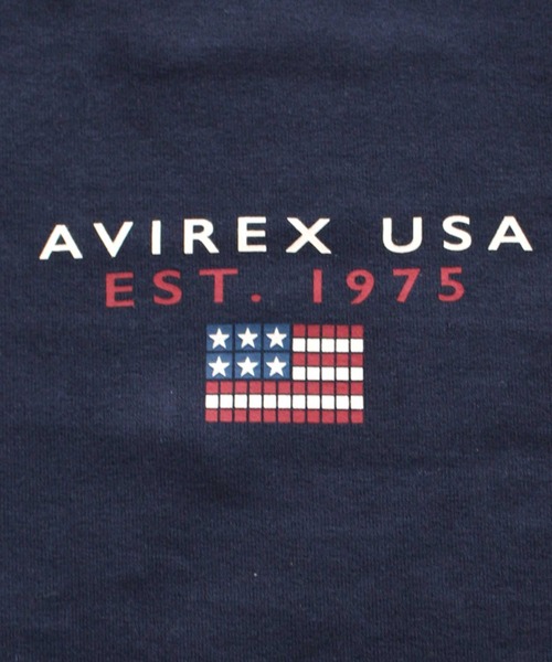 AVIREX(アヴィレックス)の「ブロック ロゴ ショートスリーブ Tシャツ / BLOCK LOGO L/S T-SHIRT / アヴィレックス / AVIREX(Tシャツ/カットソー・メンズ・レッド/ネイビー/ブラック/ホワイト/カーキ/イエロー・X-LARGE/XX-LARGE/LARGE/MEDIUM)」の13枚目の写真