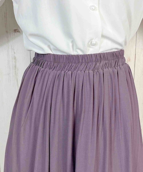 Clice de Paris(クリシェドゥパリス)の「K/ティアードスカート(スカート・レディース・ブラック/ホワイト/パープル・ONESIZE)」の15枚目の写真