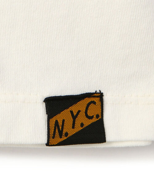 schott（ショット）の「Schott/ショット/PIZZA BOY T-SHIRT/ピザボーイ Tシャツ（Tシャツ/カットソー・メンズ・サックスブルー/ホワイト/オレンジ・X-LARGE/LARGE/MEDIUM/XX-LARGE）」の6枚目の写真