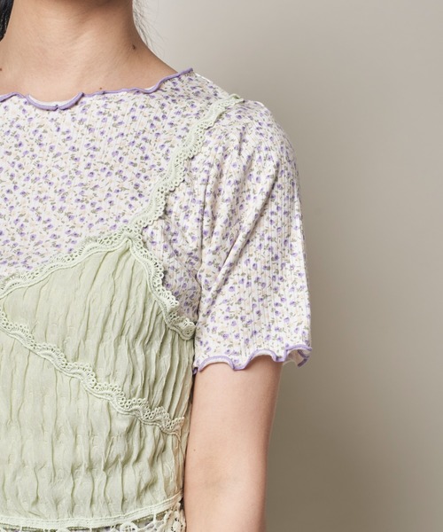 Clice de Paris（クリシェドゥパリス）の「K/レースキャミソール（キャミソール・レディース・ベージュ/ホワイト/グリーン・ONESIZE）」の13枚目の写真