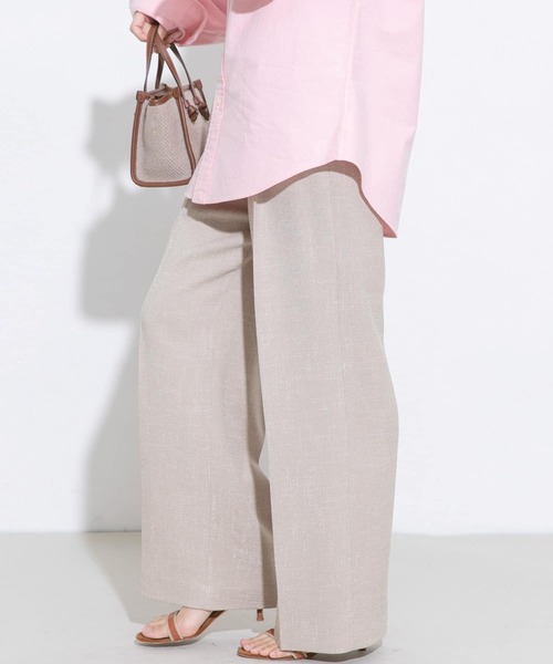 URBAN RESEARCH ROSSO(アーバンリサーチロッソ)の「スラブツィードパンツ(その他パンツ・レディース・ベージュ/ブラック系その他・38/36)」の19枚目の写真