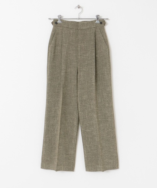 URBAN RESEARCH ROSSO(アーバンリサーチロッソ)の「スラブツィードパンツ(その他パンツ・レディース・ベージュ/ブラック系その他・38/36)」の5枚目の写真