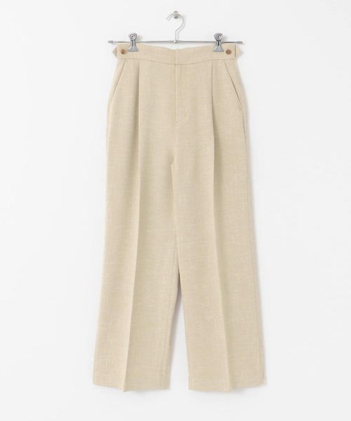 URBAN RESEARCH ROSSO(アーバンリサーチロッソ)の「スラブツィードパンツ(その他パンツ・レディース・ベージュ/ブラック系その他・38/36)」の4枚目の写真