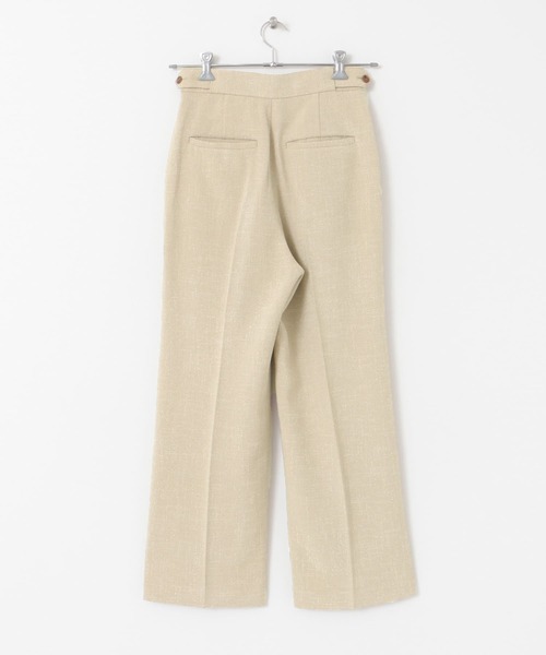 URBAN RESEARCH ROSSO(アーバンリサーチロッソ)の「スラブツィードパンツ(その他パンツ・レディース・ベージュ/ブラック系その他・38/36)」の3枚目の写真