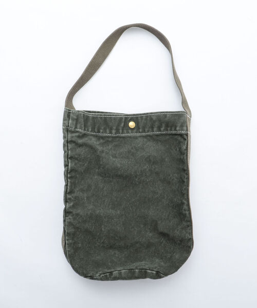 PORT CANVAS(ポートキャンバス)の「【PORT CANVAS/ポート キャンバス】別注キャンバスワンショルダーバッグ 製品洗い(ショルダーバッグ・メンズ・ベージュ/ライトグレー/オリーブ/ネイビー/ブラック/ライトパープル・FREE)」の5枚目の写真