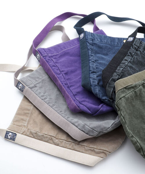PORT CANVAS(ポートキャンバス)の「【PORT CANVAS/ポート キャンバス】別注キャンバスワンショルダーバッグ 製品洗い(ショルダーバッグ・メンズ・ベージュ/ライトグレー/オリーブ/ネイビー/ブラック/ライトパープル・FREE)」の8枚目の写真