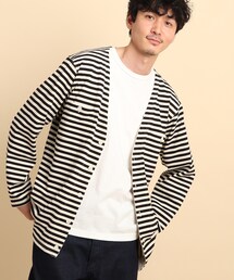 40ｃｔ＆525 | ボーダージャージ シャツカーディガン(ブルゾン)