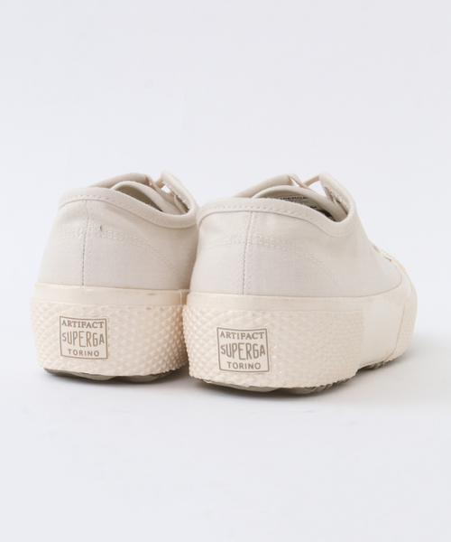 SUPERGA（スペルガ）の「ARTIFACT BY SUPERGA/アーティファクト バイ スペルガ  MILITARY CORDLANE（スニーカー・メンズ・ホワイト/ブラック/セージグリーン・41/42/43）」の6枚目の写真