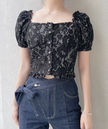 lilLilly | ギンガムレースブラウス【セットアップ対応】(シャツ/ブラウス)