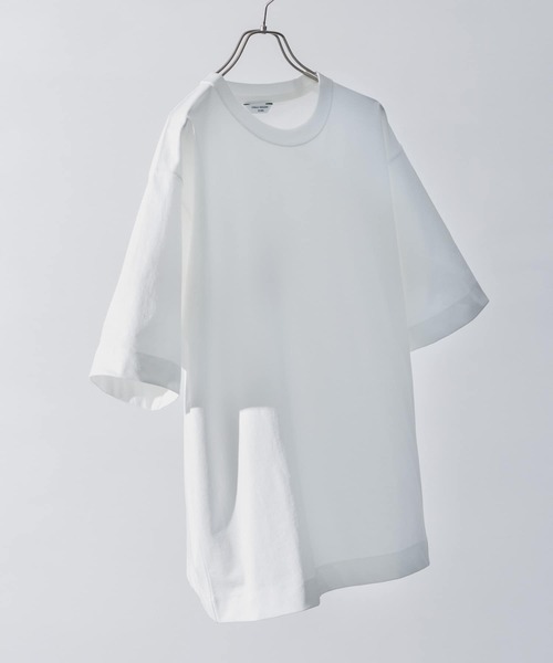 URBAN RESEARCH DOORS(アーバンリサーチドアーズ)の「Quick dry ボックスショートスリーブTシャツ(Tシャツ/カットソー・メンズ・グリーン/ホワイト/ブラック/グレー系その他/ネイビー/ブルー・LARGE/X-LARGE/MEDIUM)」の2枚目の写真