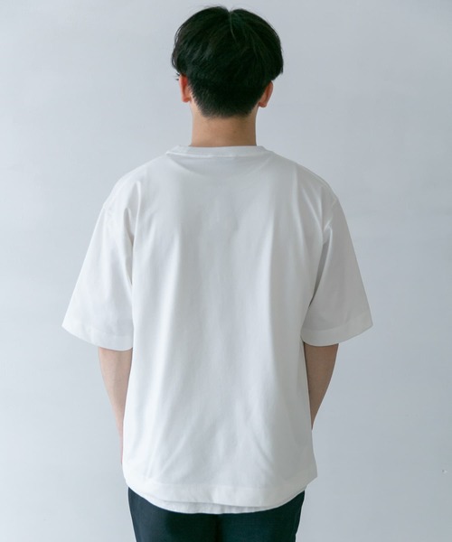 URBAN RESEARCH DOORS(アーバンリサーチドアーズ)の「Quick dry ボックスショートスリーブTシャツ(Tシャツ/カットソー・メンズ・グリーン/ホワイト/ブラック/グレー系その他/ネイビー/ブルー・LARGE/X-LARGE/MEDIUM)」の18枚目の写真