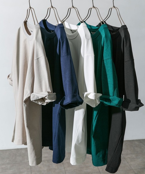 URBAN RESEARCH DOORS(アーバンリサーチドアーズ)の「Quick dry ボックスショートスリーブTシャツ(Tシャツ/カットソー・メンズ・グリーン/ホワイト/ブラック/グレー系その他/ネイビー/ブルー・LARGE/X-LARGE/MEDIUM)」の4枚目の写真