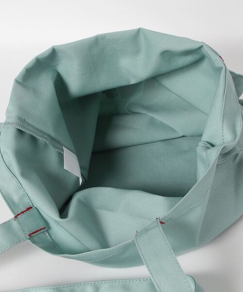 PARROTT CANVAS(パロットキャンバス)の「PARROTT CANVAS/パロットキャンバス Logo Bag(トートバッグ・レディース・グリーン/ホワイト/ピンク/ベージュ・ONE SIZE)」の5枚目の写真