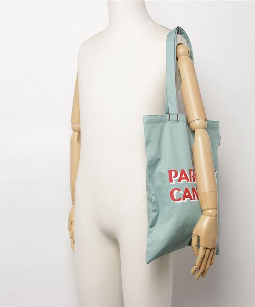 PARROTT CANVAS(パロットキャンバス)の「PARROTT CANVAS/パロットキャンバス Logo Bag(トートバッグ・レディース・グリーン/ホワイト/ピンク/ベージュ・ONE SIZE)」の7枚目の写真