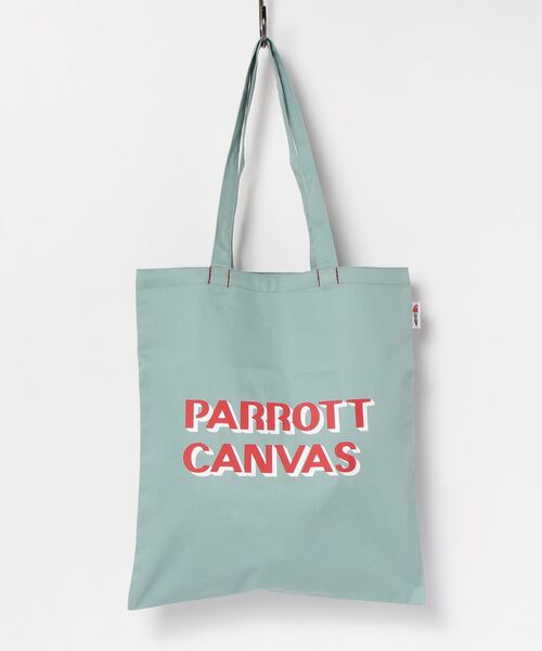 PARROTT CANVAS(パロットキャンバス)の「PARROTT CANVAS/パロットキャンバス Logo Bag(トートバッグ・レディース・グリーン/ホワイト/ピンク/ベージュ・ONE SIZE)」の20枚目の写真