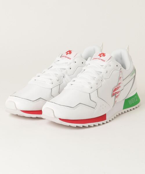 W6YZ(ウィズ)の「W6YZ/ウィズ/JET-M/ イタリーソールスニーカー(スニーカー・メンズ・ネイビー/ホワイト・43/42/44/41)」の2枚目の写真