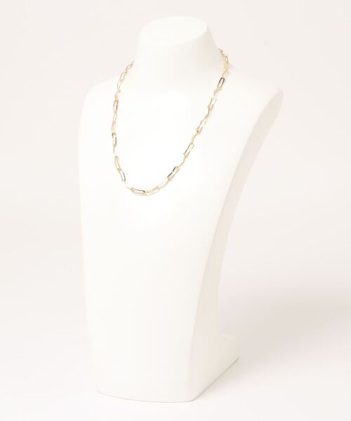 LOWRYS FARM（ローリーズファーム）の「カクカクチェーンネックレス　278649（ネックレス・レディース・シルバー/ゴールド・FREE）」の3枚目の写真