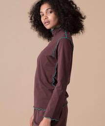 Lepidos（レピドス）の「＜Lepidos＞スエードライク ロングスリーブ ラッシュガード（ラッシュガード・レディース）」