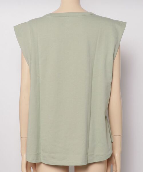 GAP（ギャップ）の「ソフトジャージー 丸裾 タンクトップ（タンクトップ・レディース・グリーン/グレー/ベージュ/ホワイト/ブルー/ブラック・L/XL/S/XS/M/XXS）」の7枚目の写真